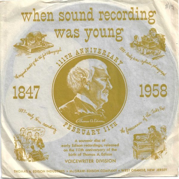 When Sound Recording Was Young